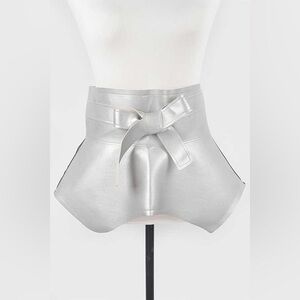 Vegan Leather Wrap Statement Belt